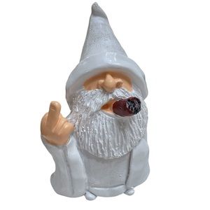 SMALL Gourd Smoking Naughty Garden Gnome Wizard